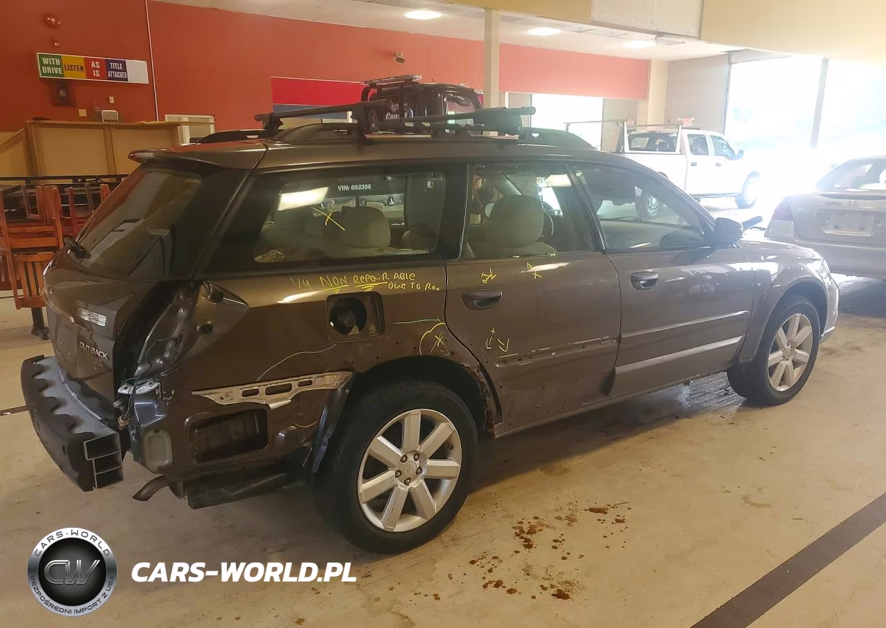 2008 Subaru Outback 2.5I VIN:4S4BP61C486355645 - 3