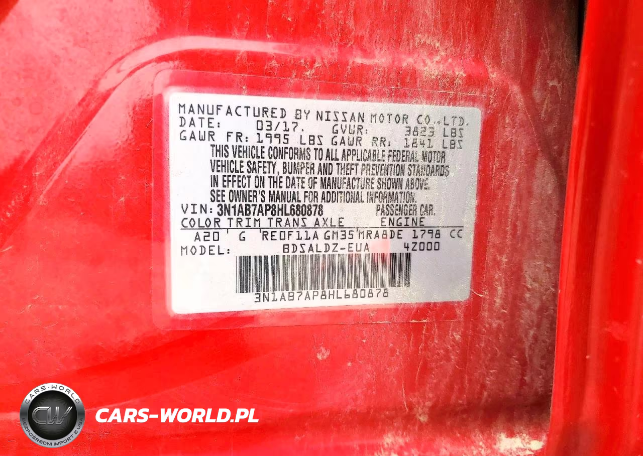 2017 Nissan Sentra Sv VIN:3N1AB7AP8HL680878 - 12