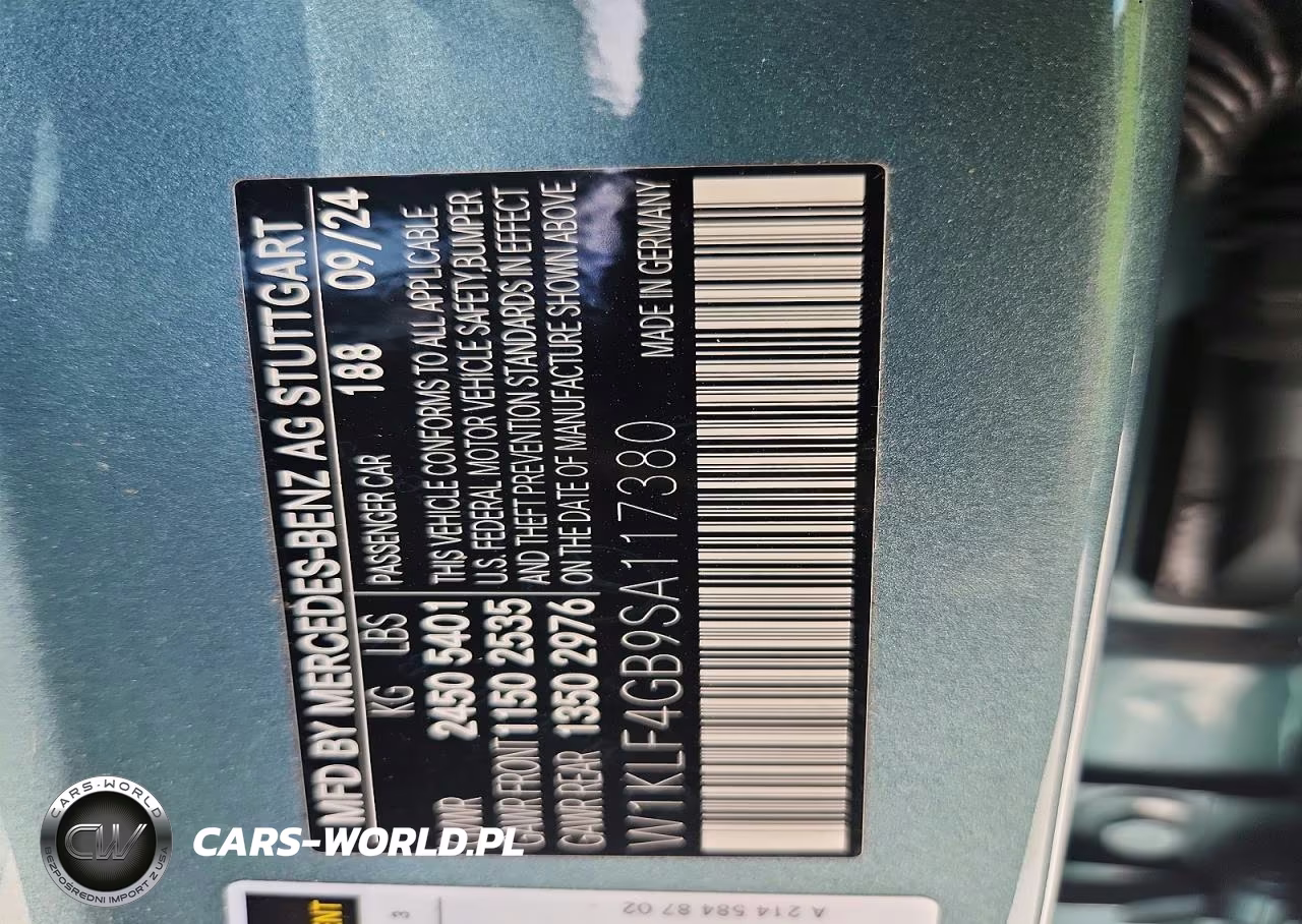 2025 Mercedes-Benz E 350 VIN:W1KLF4GB9SA117380 - 13
