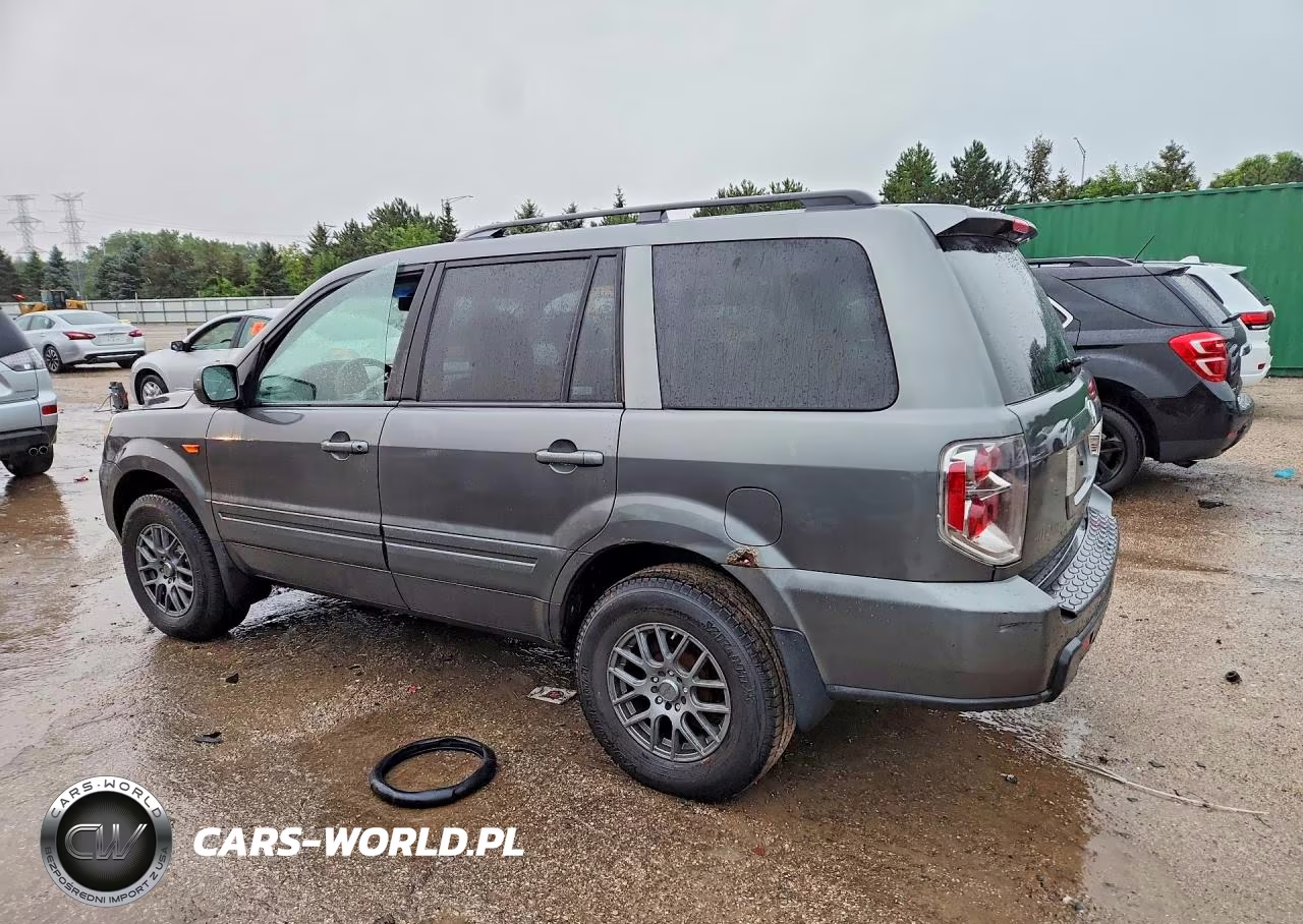 2007 Honda Pilot Exl VIN:2HKYF18637H506595 - 2