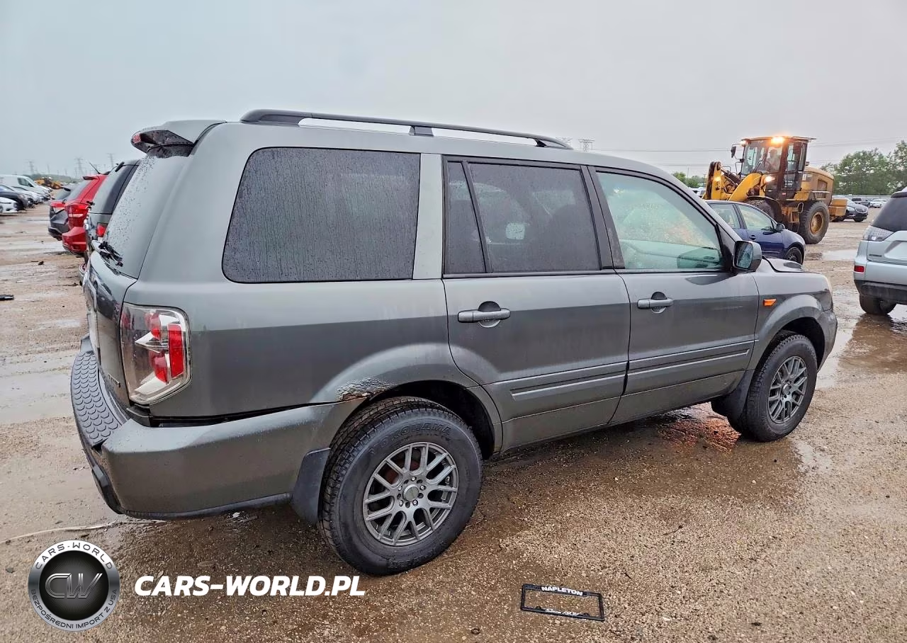 2007 Honda Pilot Exl VIN:2HKYF18637H506595 - 3