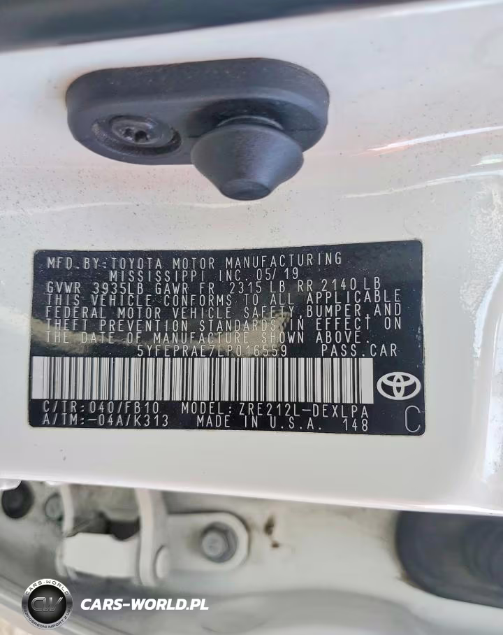 2020 Toyota Corolla Le VIN:5YFEPRAE7LP016559 - 12