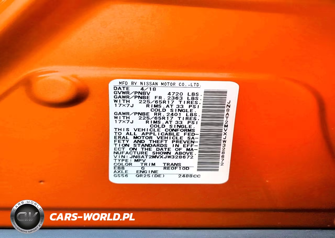 2018 Nissan Rogue Sv VIN:JN8AT2MVXJW328672 - 12