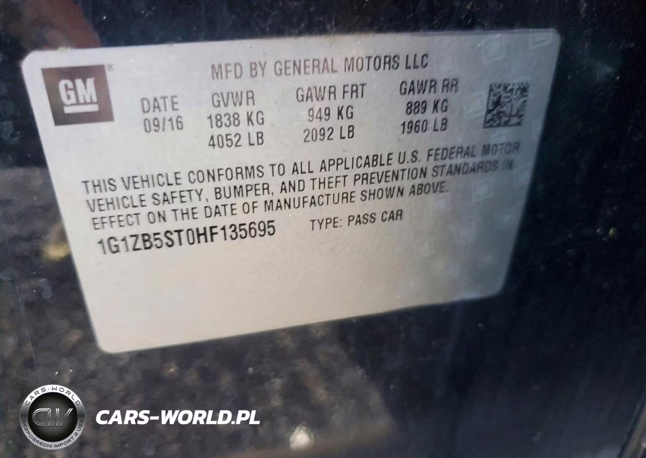 2017 Chevrolet Malibu Ls VIN:1G1ZB5ST0HF135695 - 12