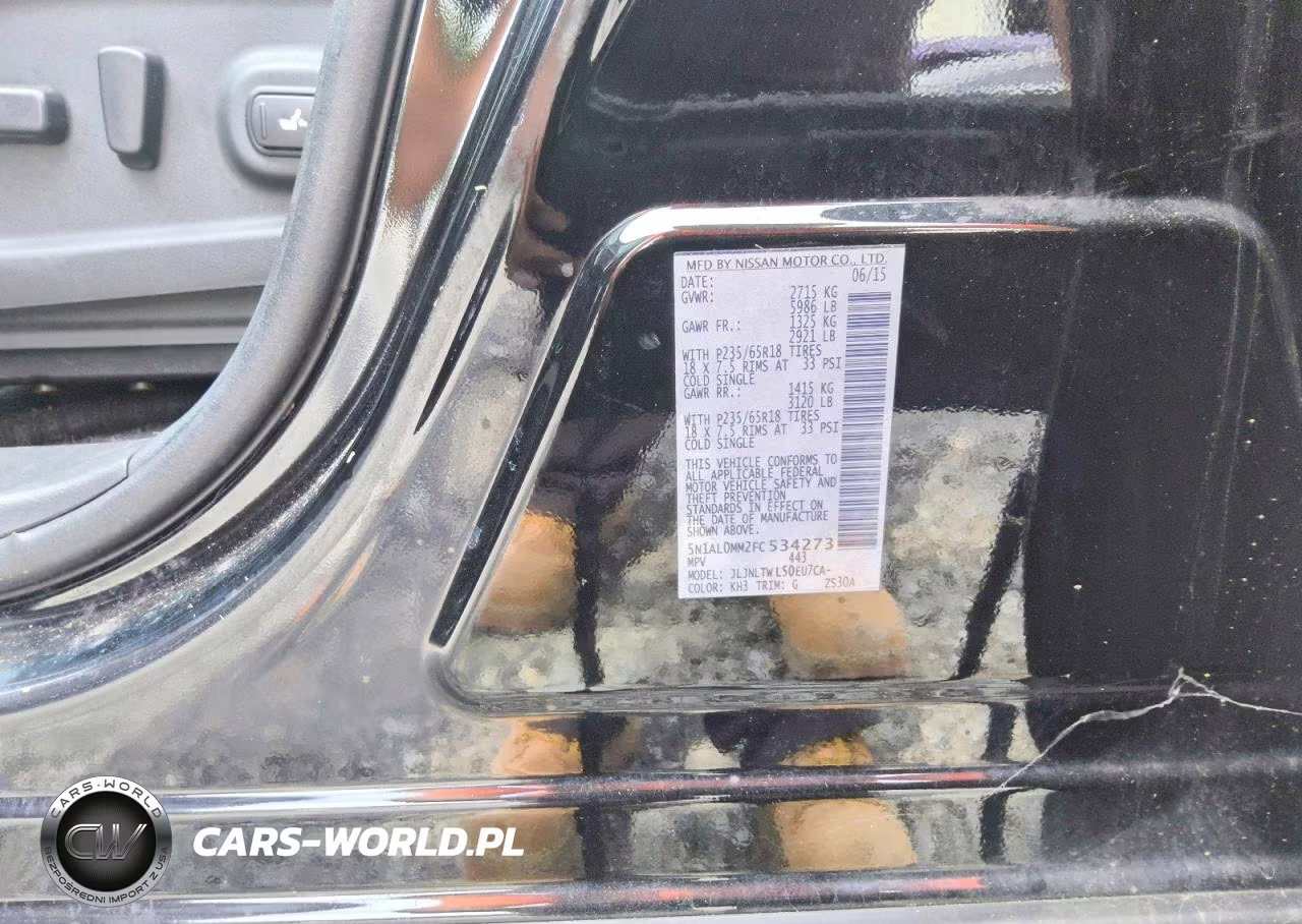 2015 Infiniti Qx60 Base VIN:5N1AL0MM2FC534273 - 14