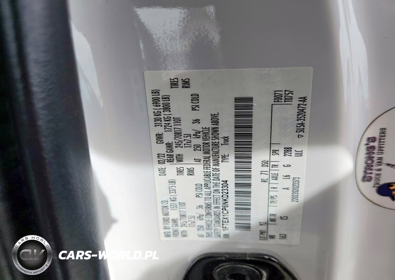 2022 Ford F150 Super Cab VIN:1FTEX1CP6NKD23304 - 13