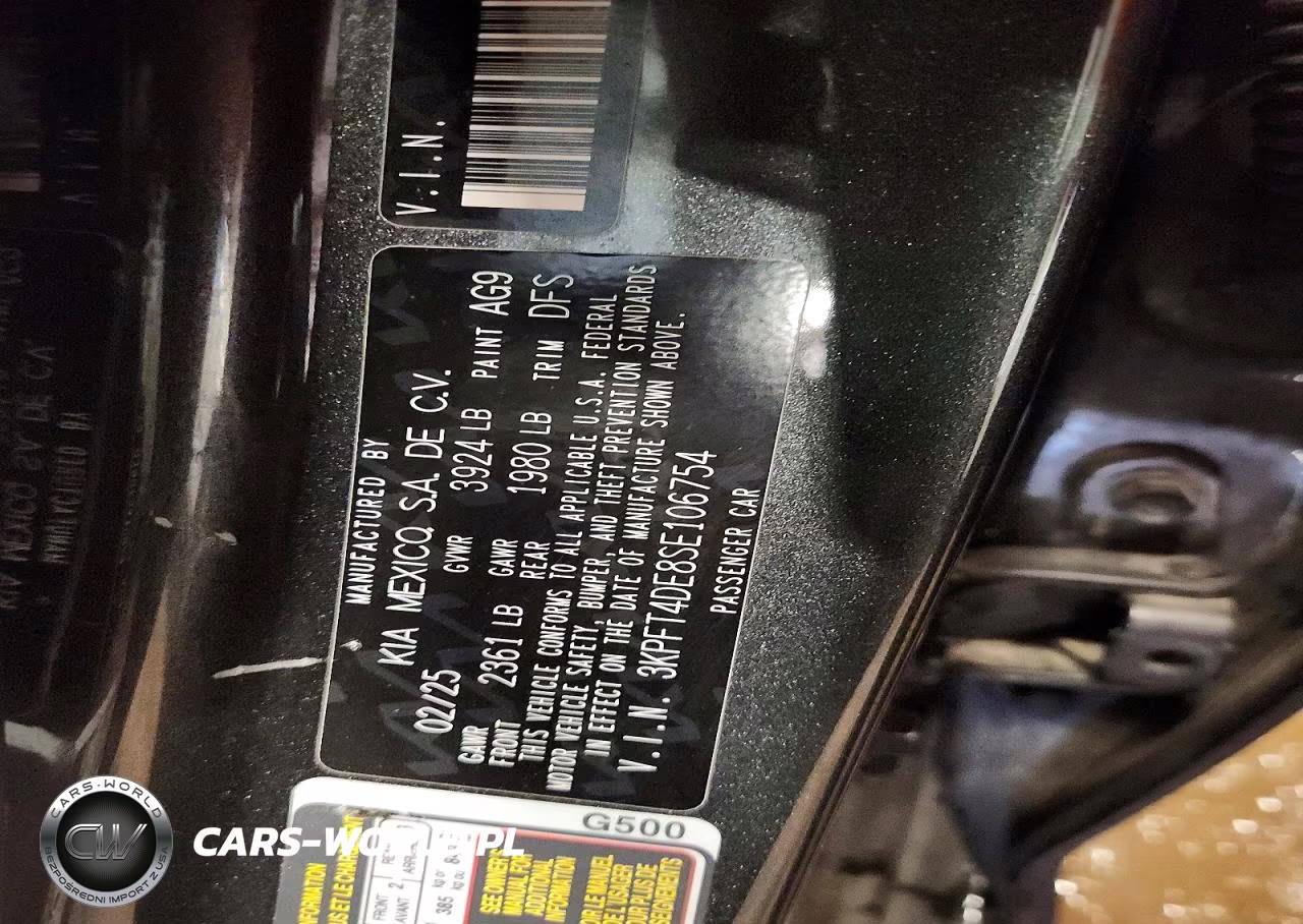 2025 Kia K4 Lxs VIN:3KPFT4DE8SE106754 - 13