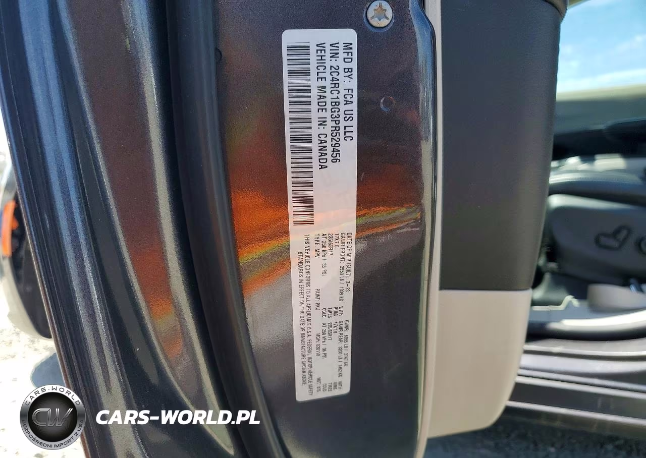 2023 Chrysler Pacifica Touring L VIN:2C4RC1BG3PR529456 - 13