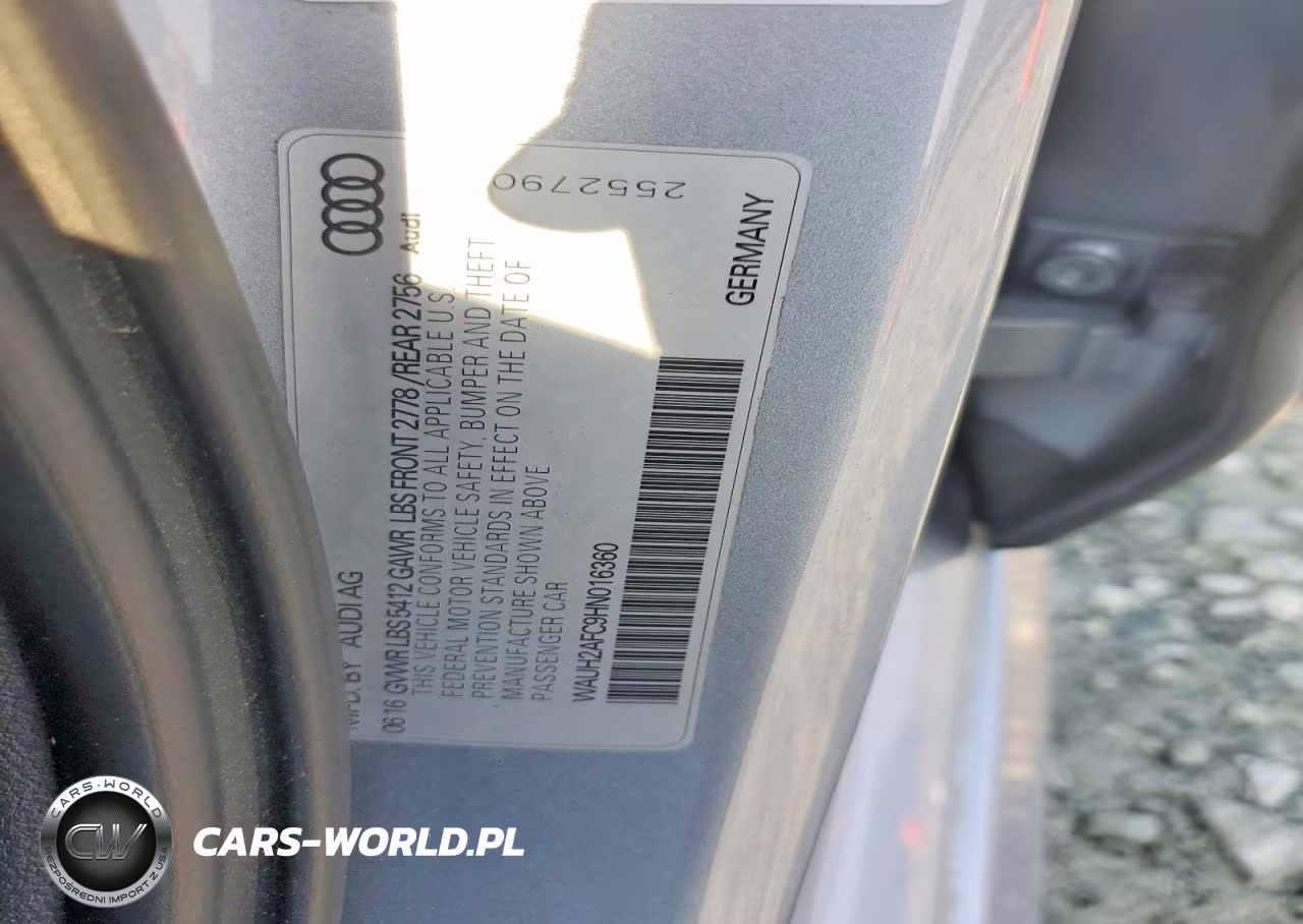 2017 Audi A6 Prestige VIN:WAUH2AFC9HN016360 - 12