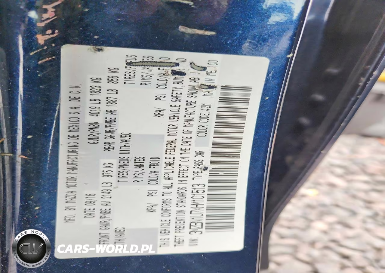 2017 Mazda 3 Sport VIN:3MZBN1U7XHM101513 - 12