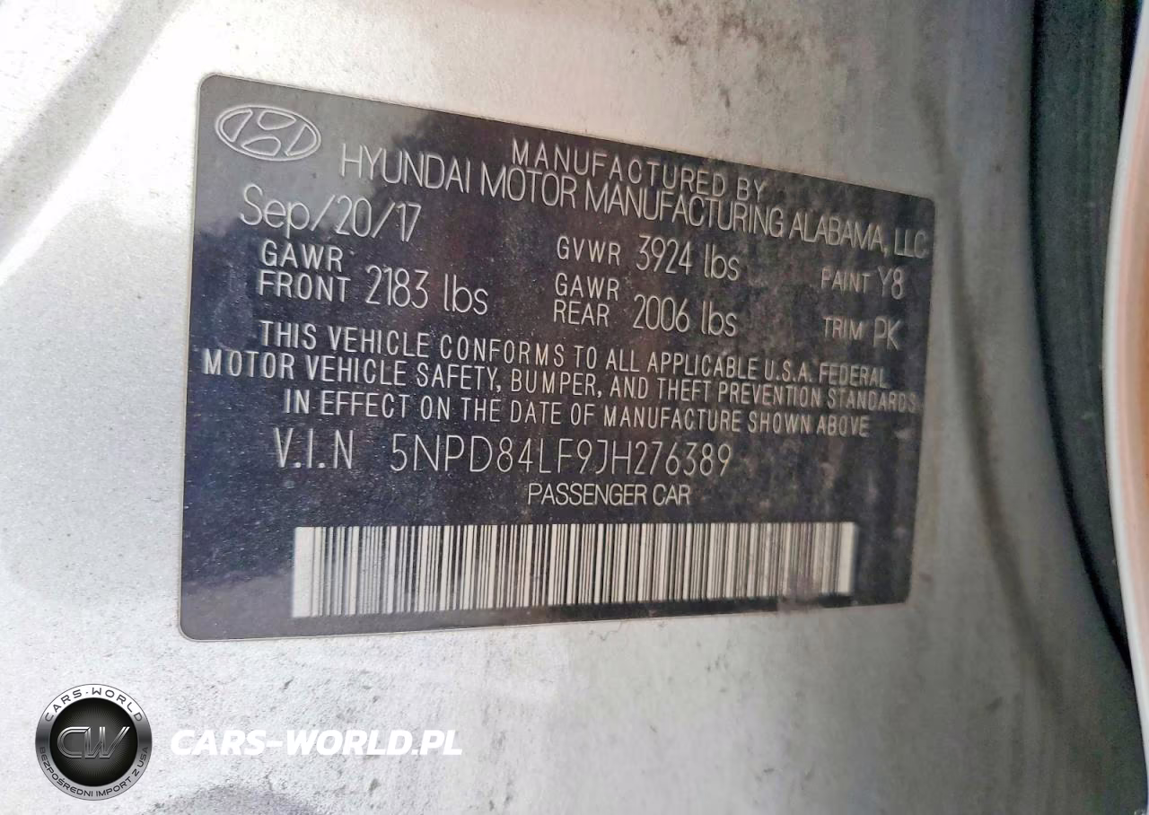 2018 Hyundai Elantra Sel VIN:5NPD84LF9JH276389 - 12