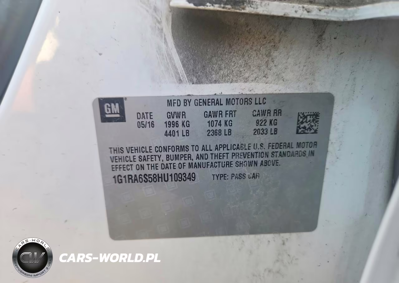 2017 Chevrolet Volt Lt VIN:1G1RA6S58HU109349 - 13