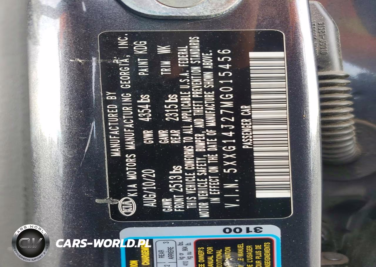 2021 Kia K5 Lxs VIN:5XXG14J27MG015456 - 12