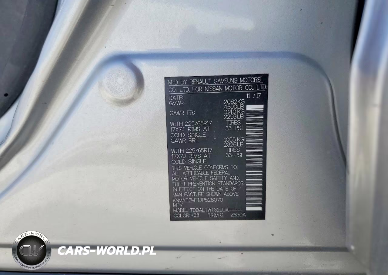 2018 Nissan Rogue Sv VIN:KNMAT2MT1JP528070 - 12