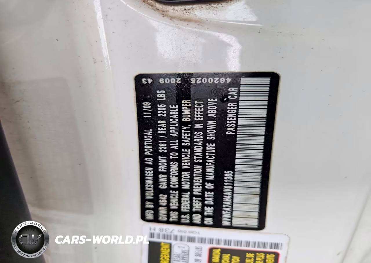 2010 Volkswagen Eos Lux VIN:WVWFA7AH4AV011365 - 12