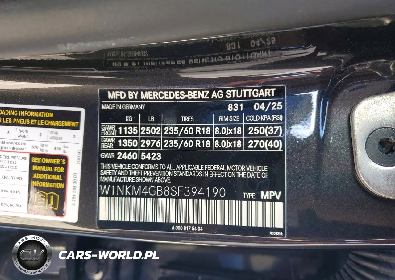 2025 Mercedes-Benz Glc 300 VIN:W1NKM4GB8SF394190 - 14