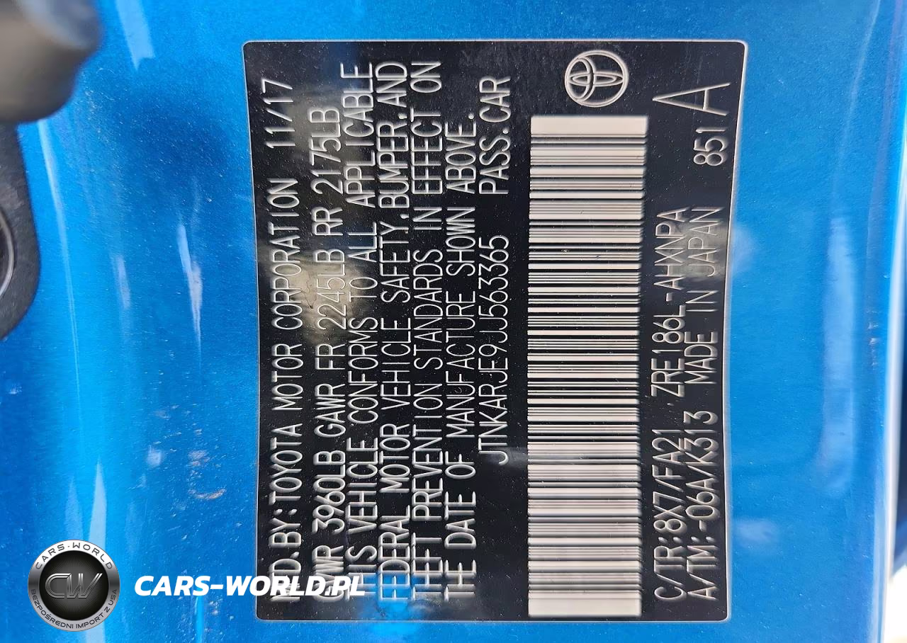 2018 Toyota Corolla Im Base VIN:JTNKARJE9JJ563365 - 13