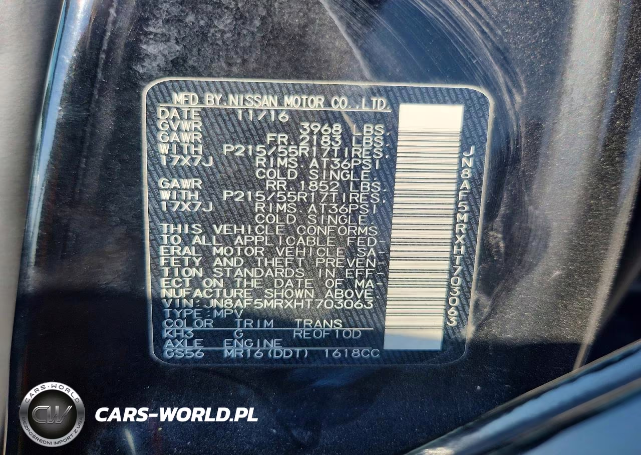 2017 Nissan Juke Sv VIN:JN8AF5MRXHT703063 - 13