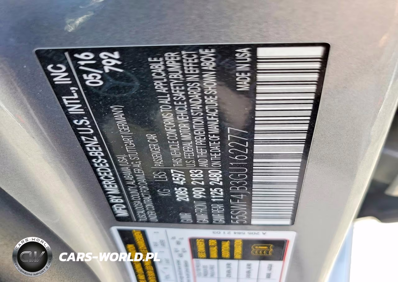 2016 Mercedes-Benz C 300 VIN:55SWF4JB3GU162277 - 12