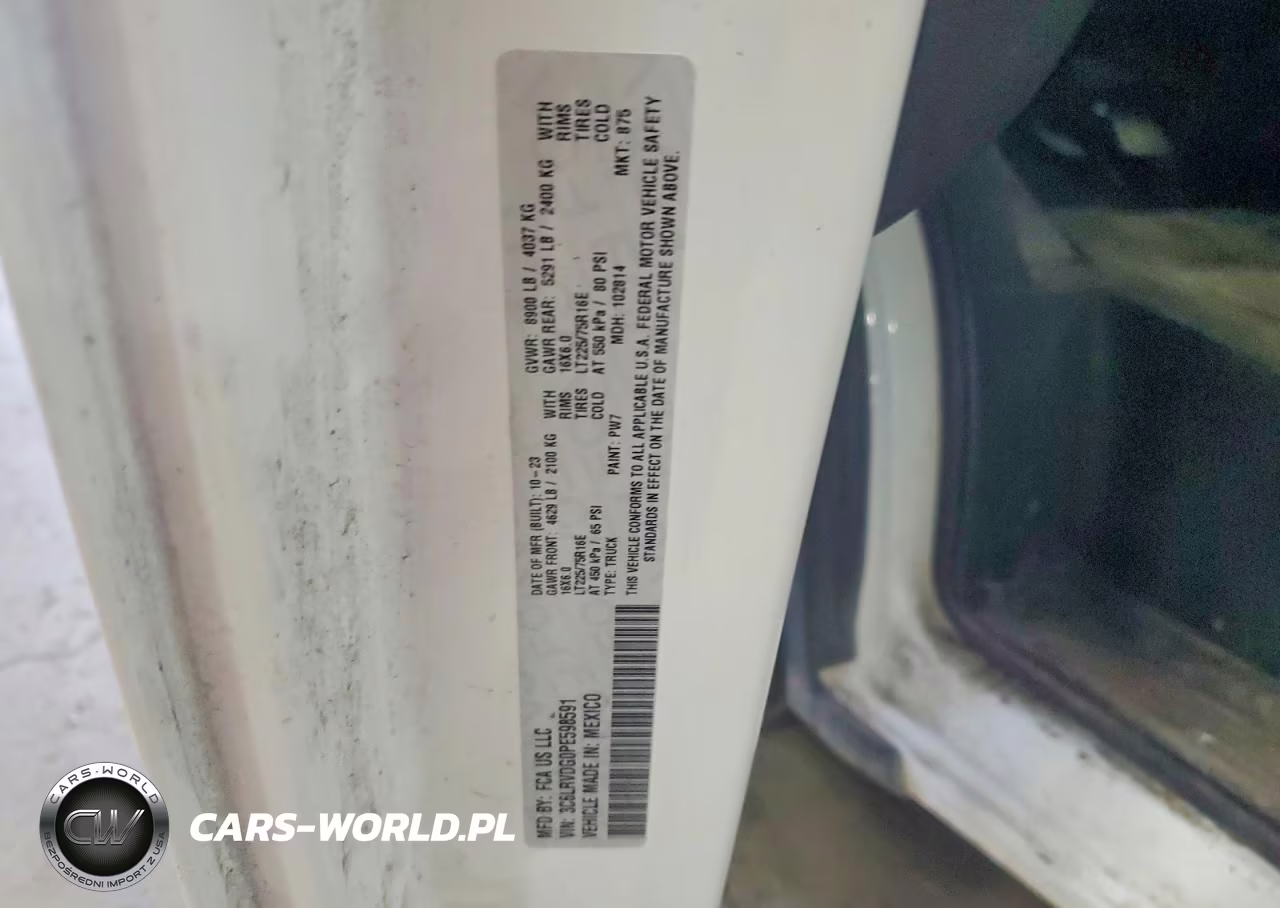 2023 Ram Promaster 2500 2500 High VIN:3C6LRVDG0PE598591 - 13
