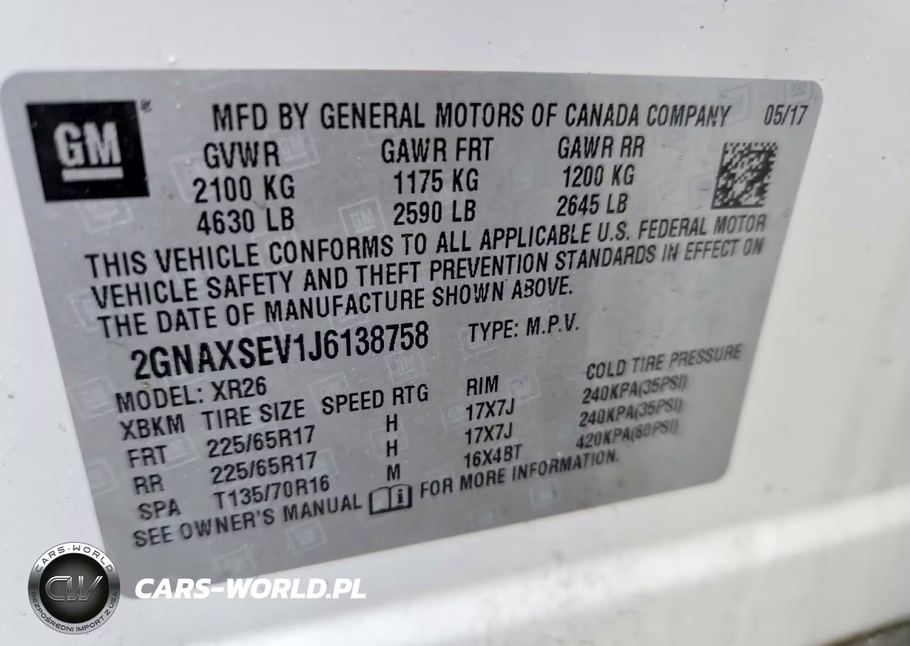 2018 Chevrolet Equinox Lt VIN:2GNAXSEV1J6138758 - 12