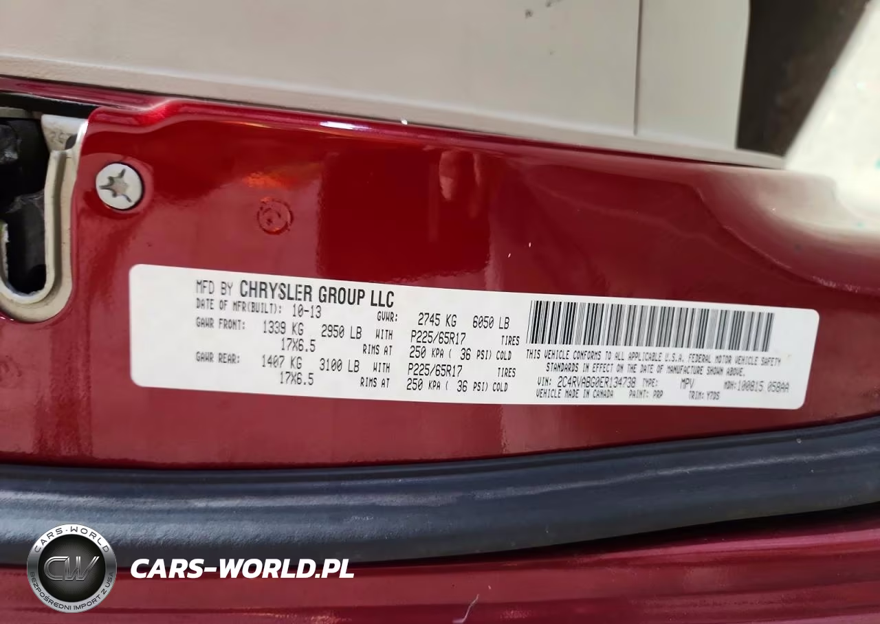 2014 Volkswagen Routan Se VIN:2C4RVABG0ER134738 - 14
