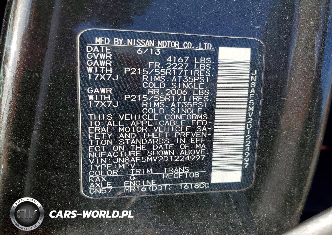 2013 Nissan Juke S VIN:JN8AF5MV2DT224997 - 14