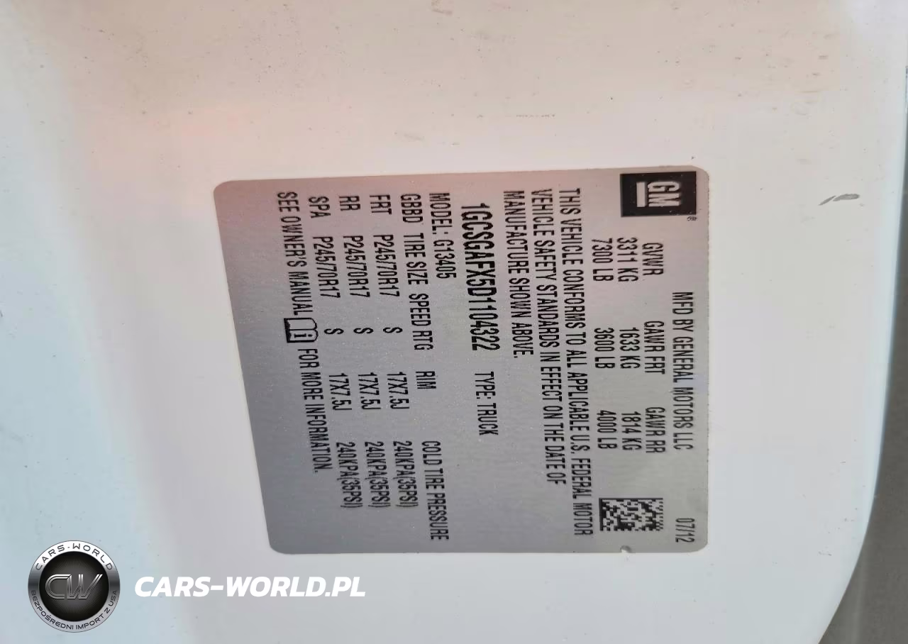 2013 Chevrolet Express G1500 VIN:1GCSGAFX5D1104322 - 13