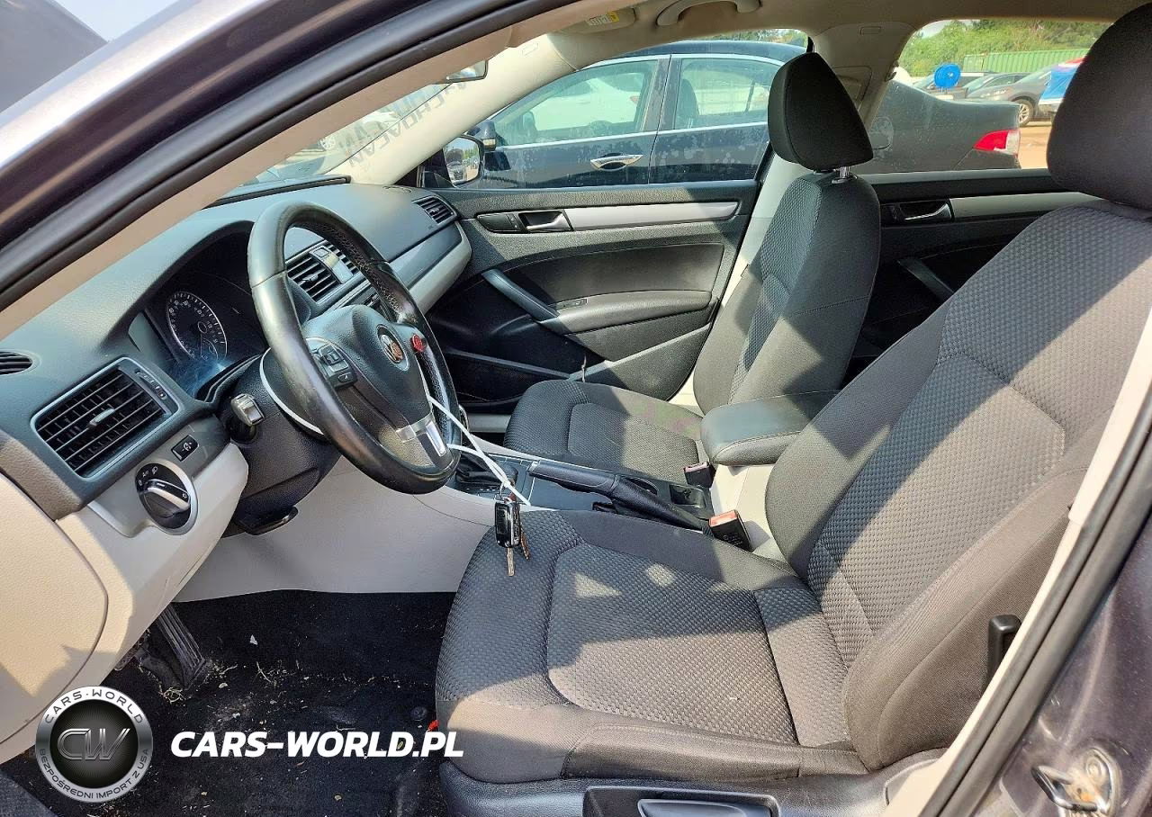 2012 Volkswagen Passat S VIN:1VWAH7A30CC110464 - 7