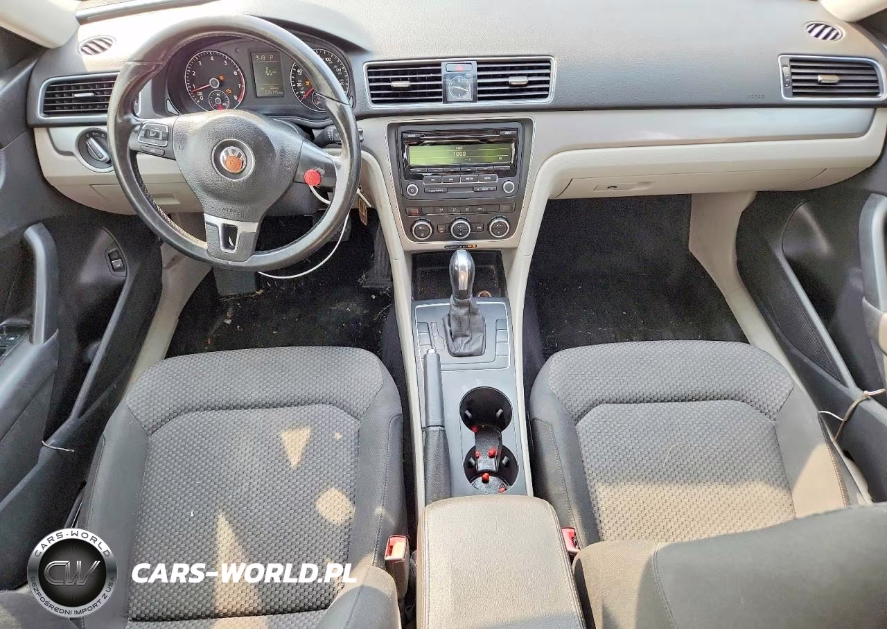 2012 Volkswagen Passat S VIN:1VWAH7A30CC110464 - 8