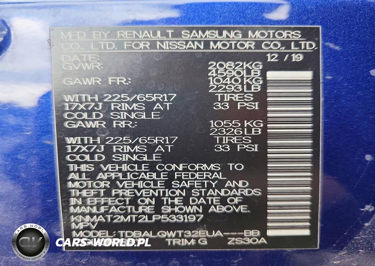 2020 Nissan Rogue Sv VIN:KNMAT2MT2LP533197 - 13