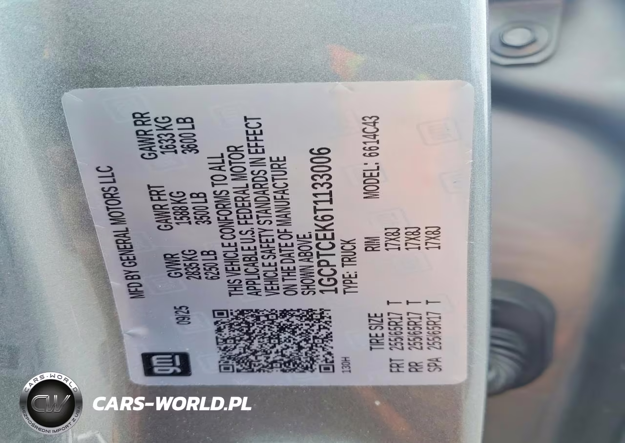 2026 Chevrolet Colorado Lt VIN:1GCPTCEK6T1133006 - 13