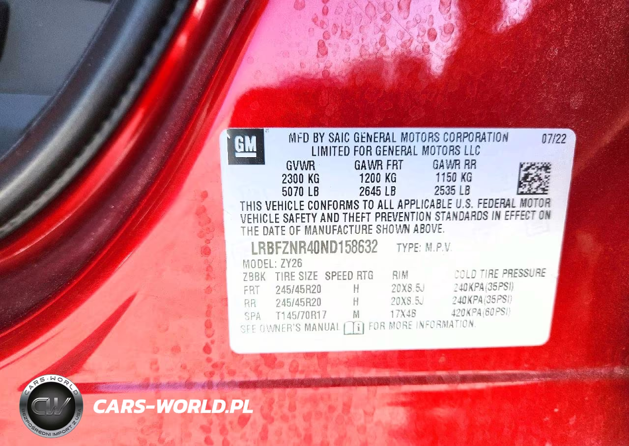 2022 Buick Envision Essence VIN:LRBFZNR40ND158632 - 13