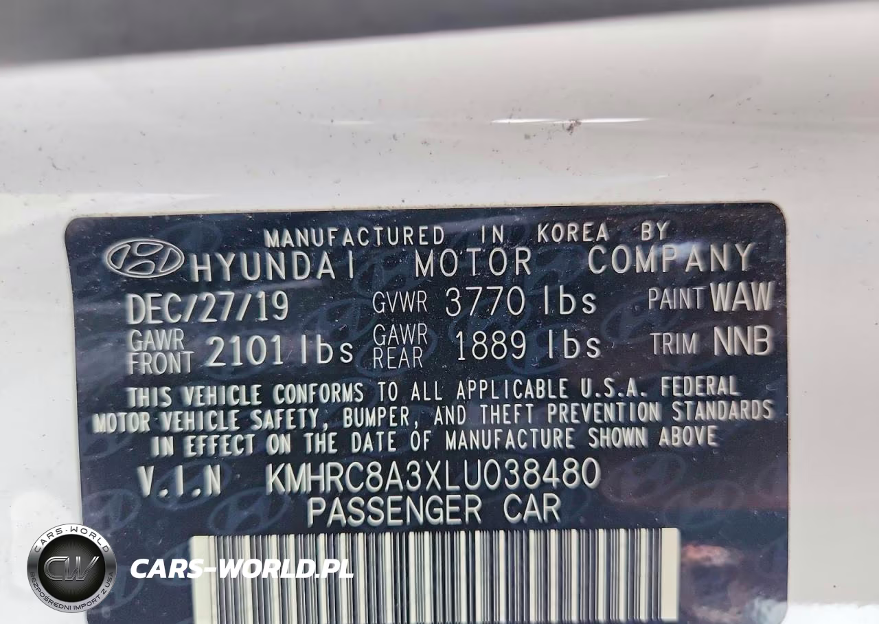 2020 Hyundai Venue Sel VIN:KMHRC8A3XLU038480 - 12