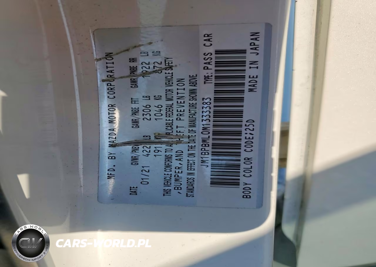 2021 Mazda 3 Premium VIN:JM1BPBML0M1333383 - 12