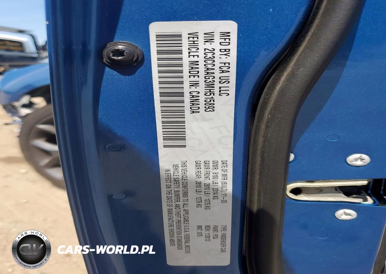 2021 Chrysler 300 Touring VIN:2C3CCAAG3MH515893 - 12
