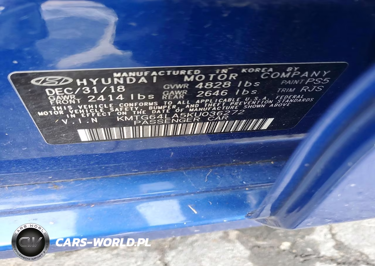 2019 Genesis G70 Advanced VIN:KMTG64LA5KU036272 - 12
