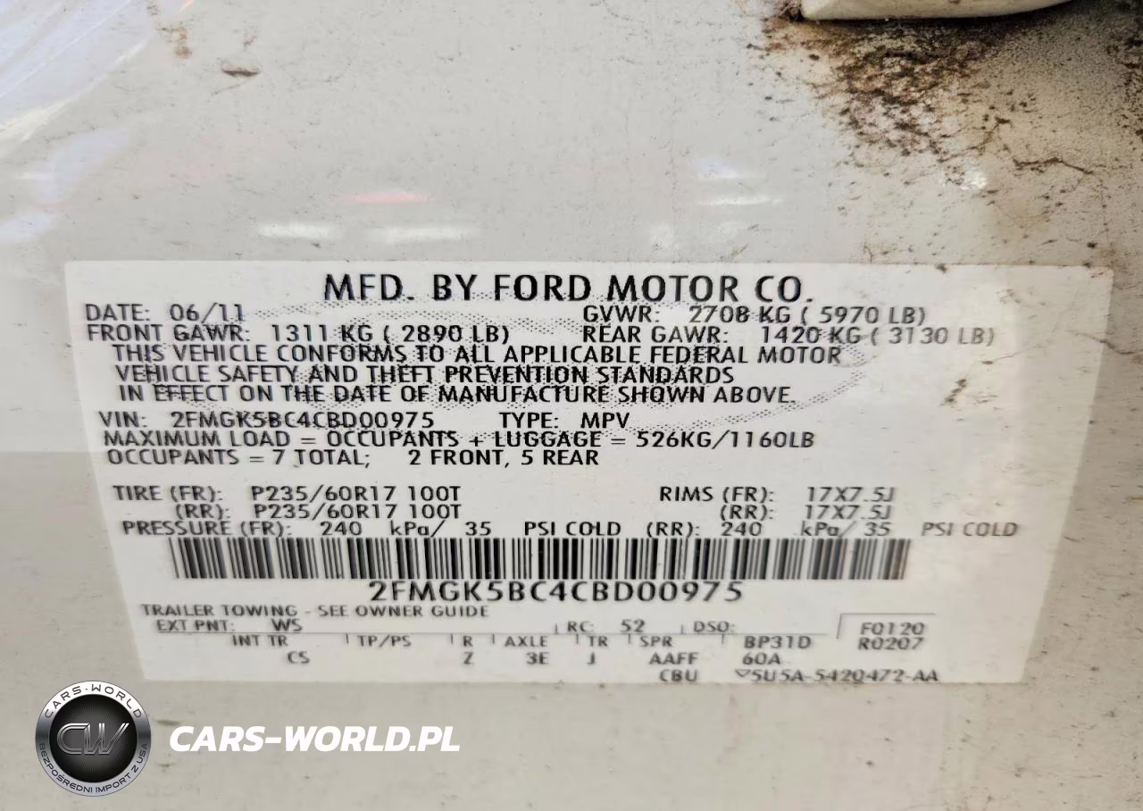 2012 Ford Flex Se VIN:2FMGK5BC4CBD00975 - 13