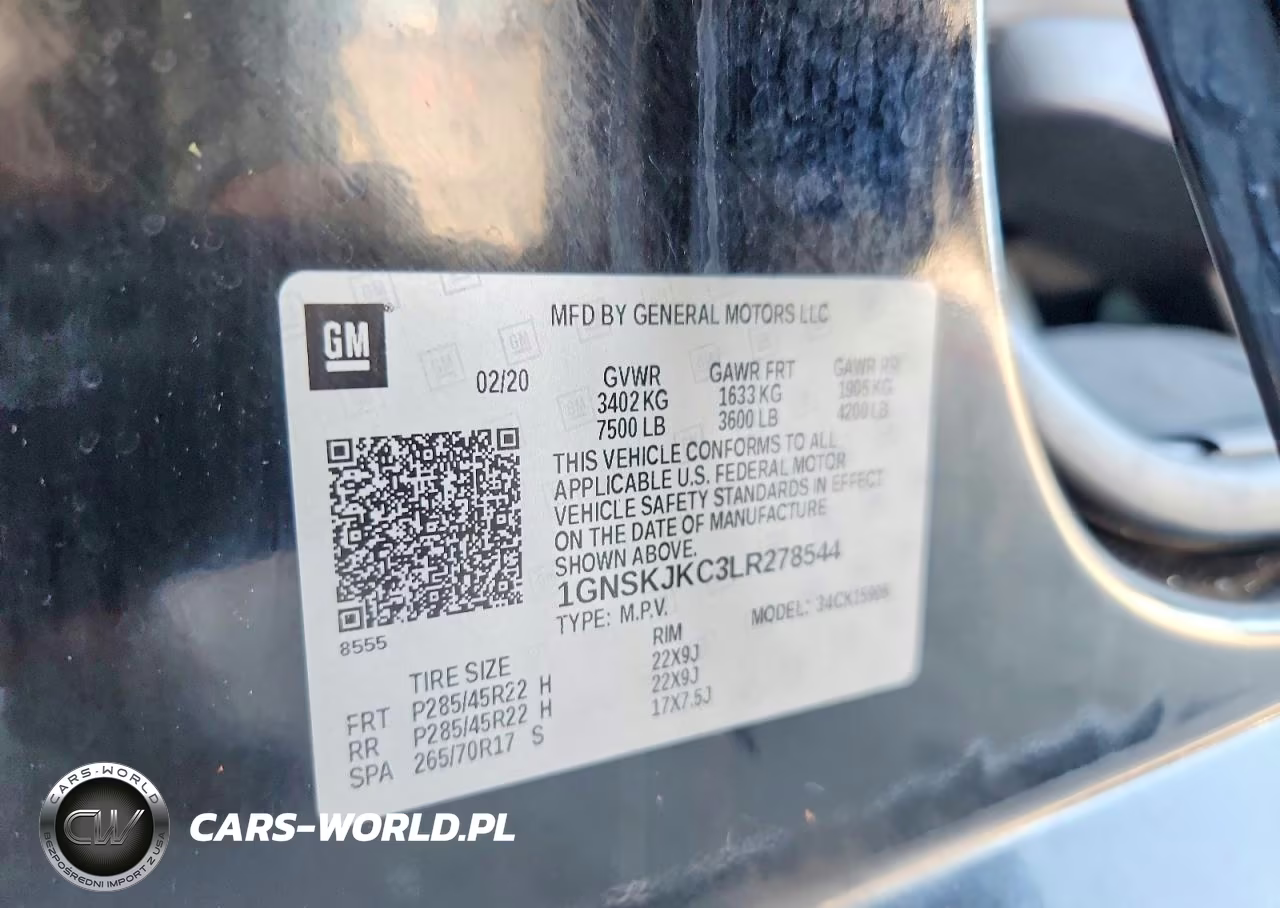 2020 Chevrolet Suburban K1500 Premier VIN:1GNSKJKC3LR278544 - 14