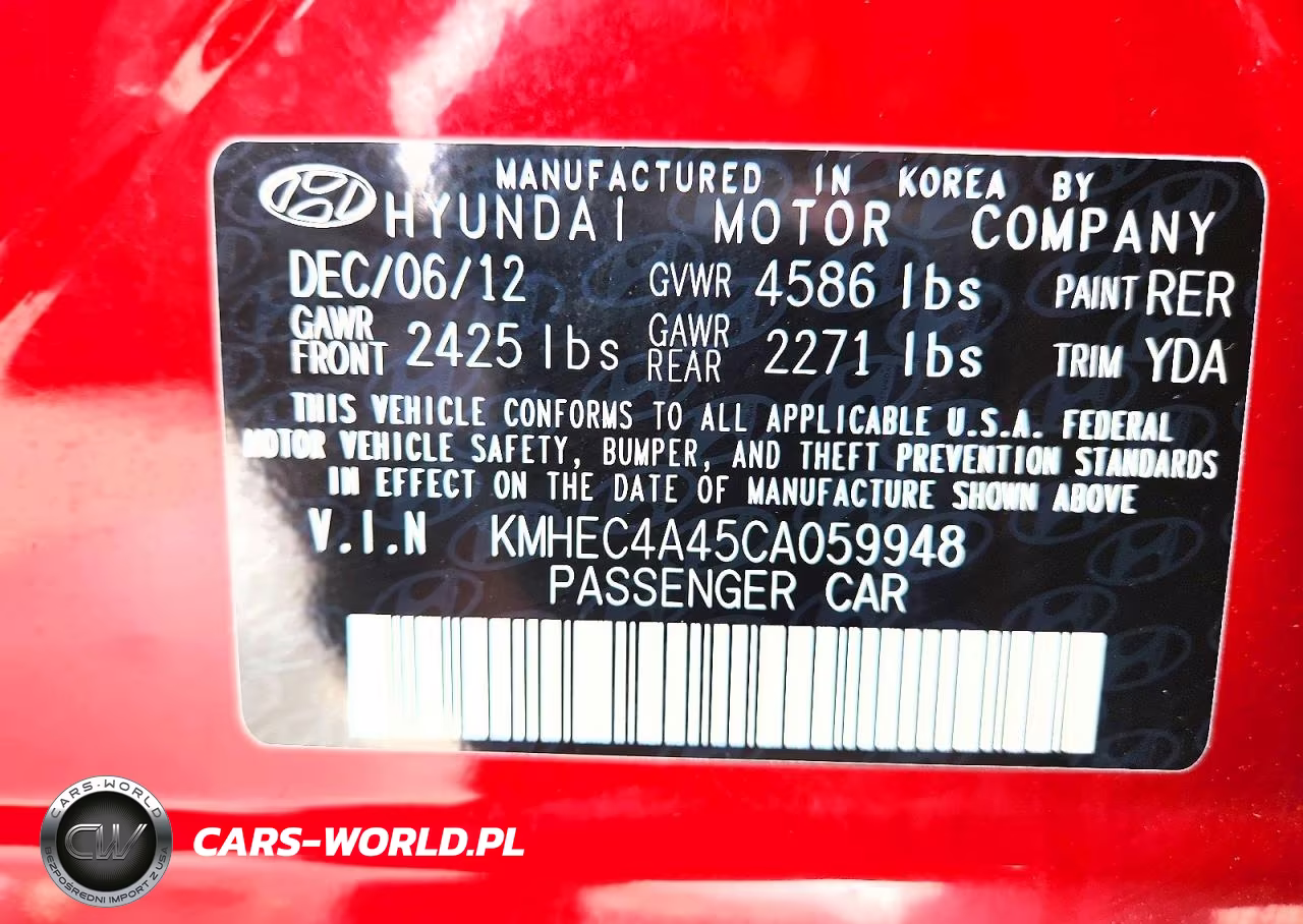 2012 Hyundai Sonata Hybrid VIN:KMHEC4A45CA059948 - 12