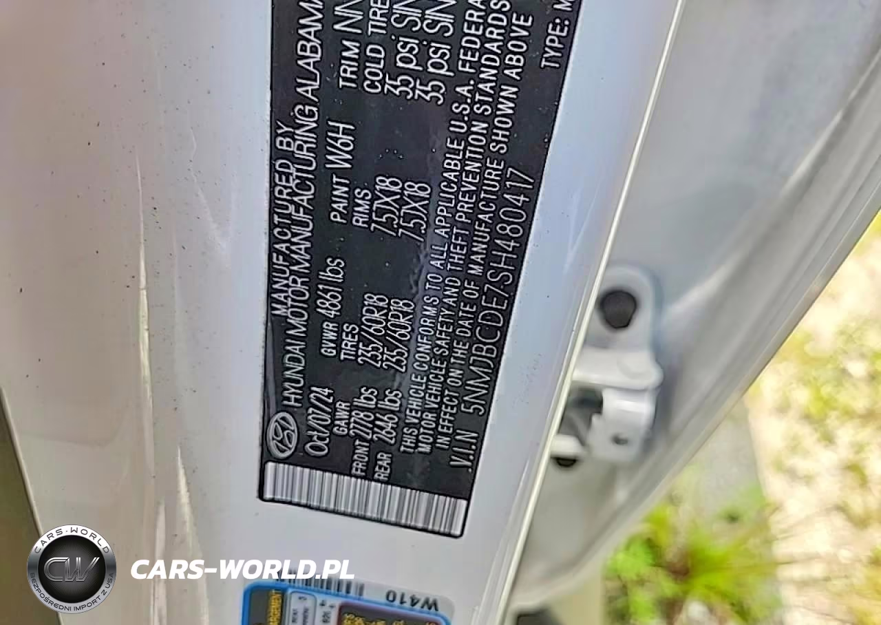 2025 Hyundai Tucson Sel VIN:5NMJBCDE7SH480417 - 12