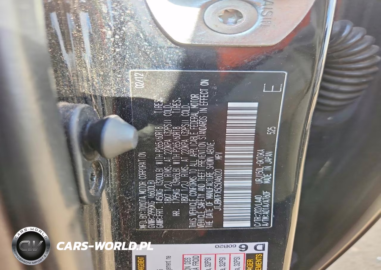 2012 Lexus Gx 460 VIN:JTJBM7FX5C5046020 - 13