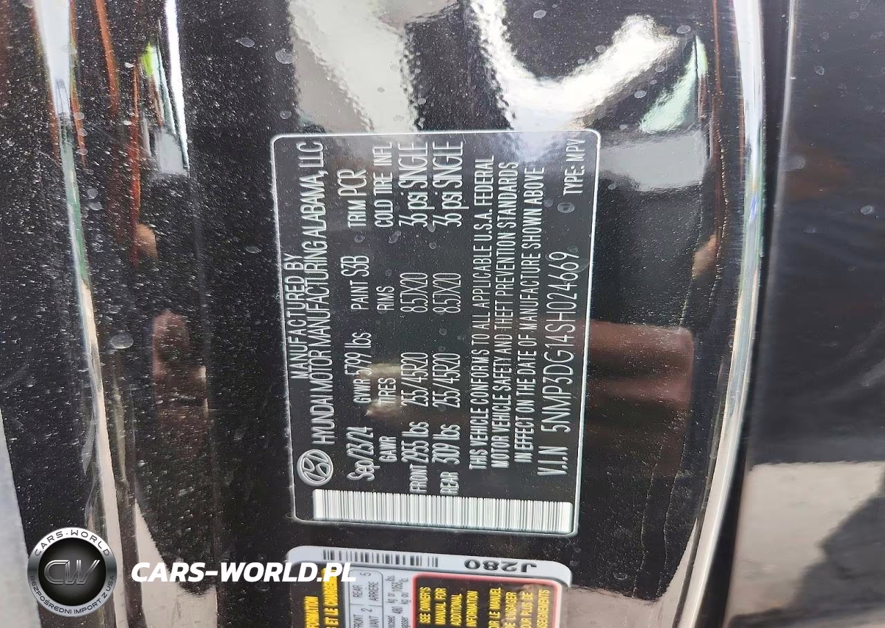 2025 Hyundai Santa Fe Limited VIN:5NMP3DG14SH024669 - 14