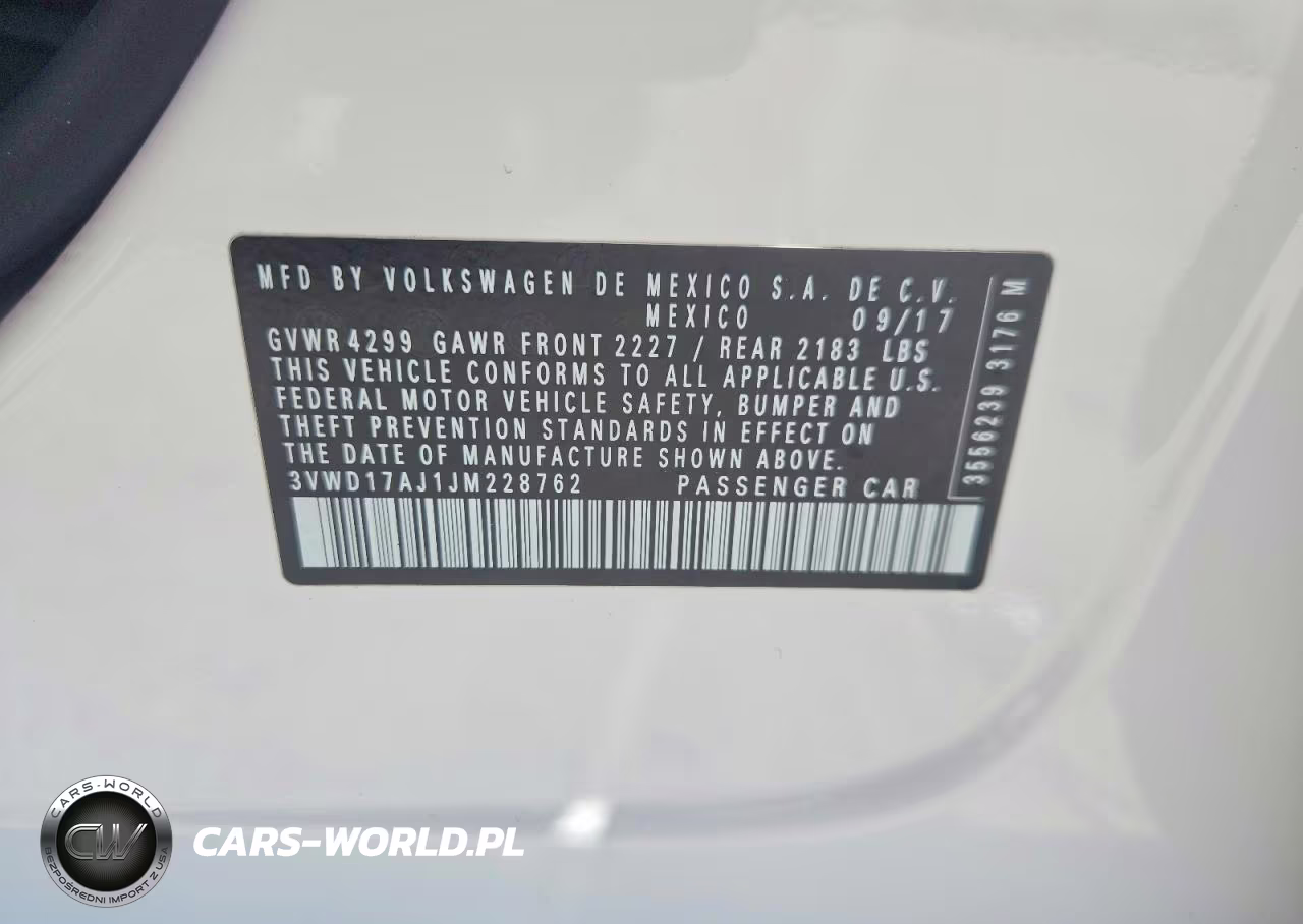 2018 Volkswagen Jetta Sport VIN:3VWD17AJ1JM228762 - 12