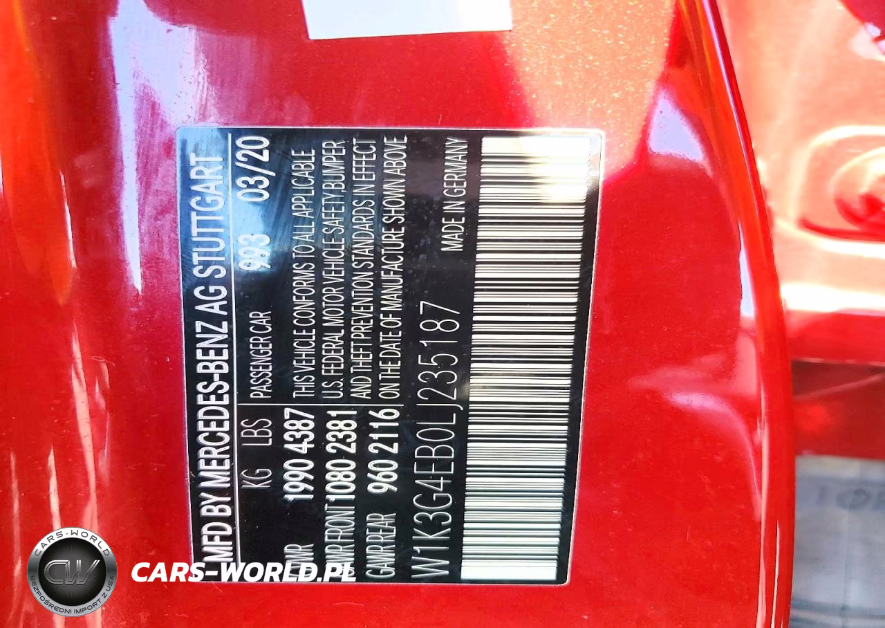 2020 Mercedes-Benz A 220 VIN:W1K3G4EB0LJ235187 - 12
