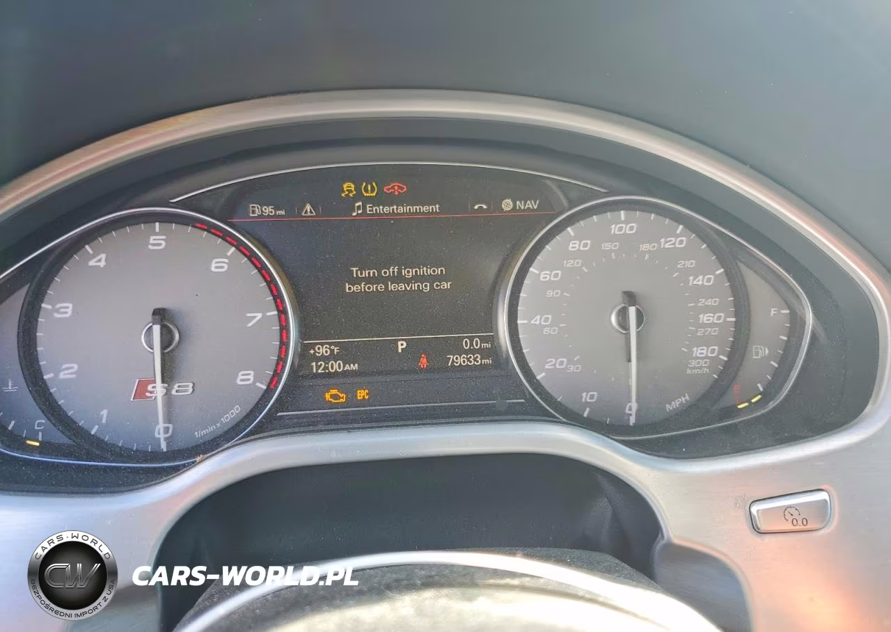 2014 Audi S8 Quattro VIN:WAUD2AFD1EN007994 - 9