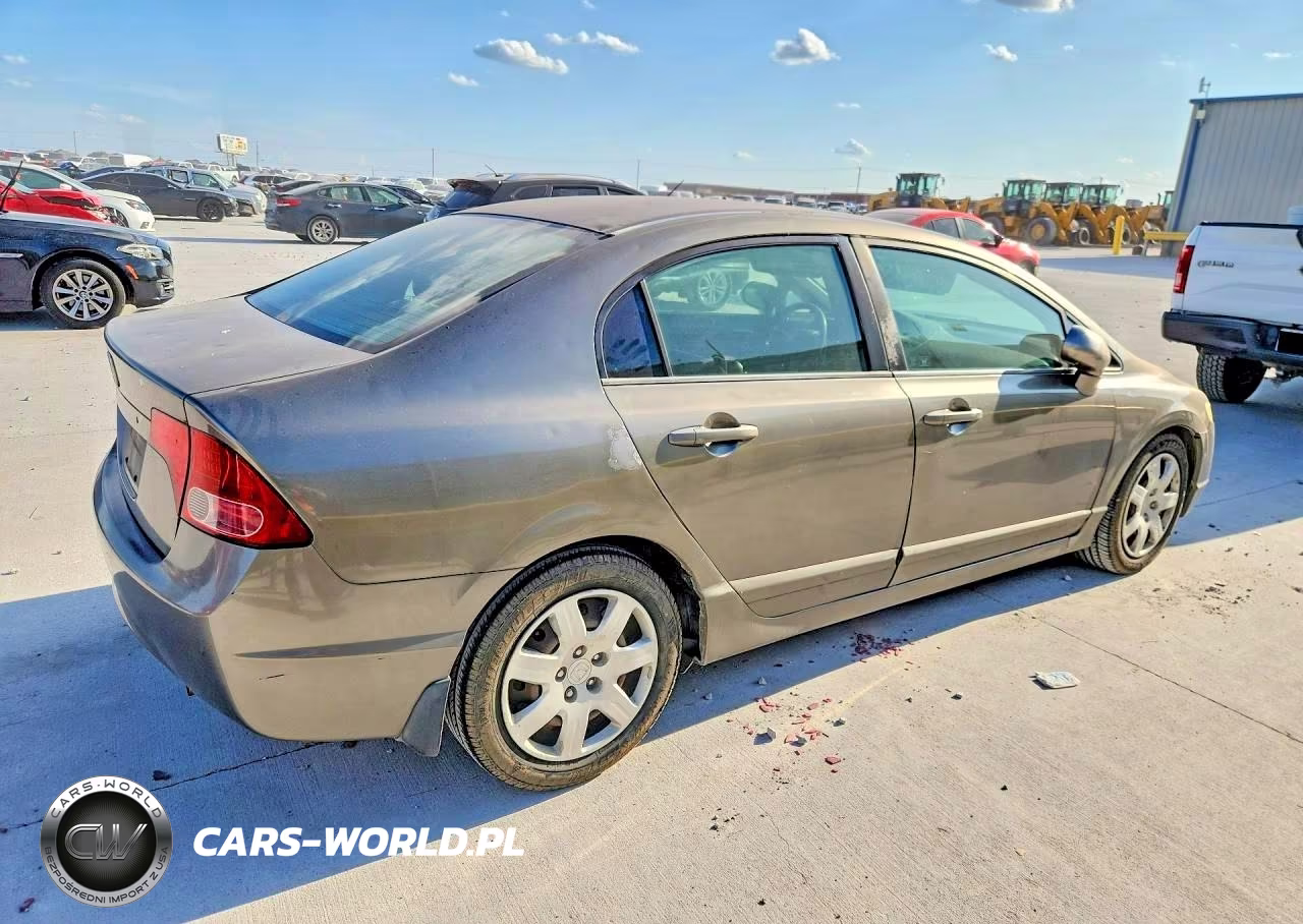 2007 Honda Civic Lx VIN:2HGFA16537H306892 - 4