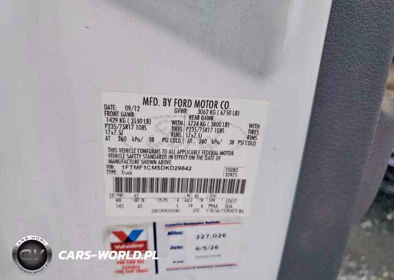 2013 Ford F150 VIN:1FTMF1CM5DKD29842 - 12