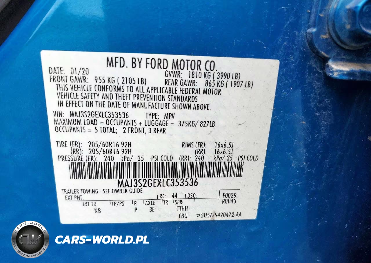 2020 Ford Ecosport Se VIN:MAJ3S2GEXLC353536 - 13
