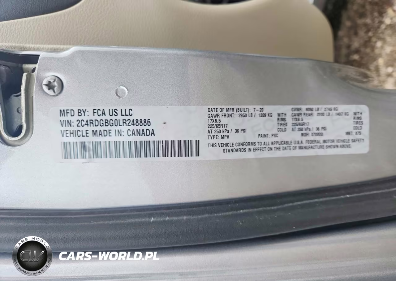 2020 Dodge Grand Caravan Se VIN:2C4RDGBG0LR248886 - 13